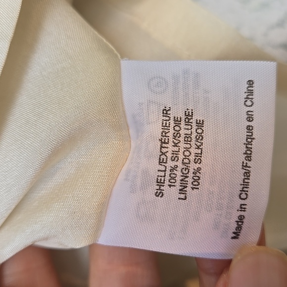 Tory Burch Green And White Floral Printed Silk Trouser Set Size 2 - Picture 9 of 10